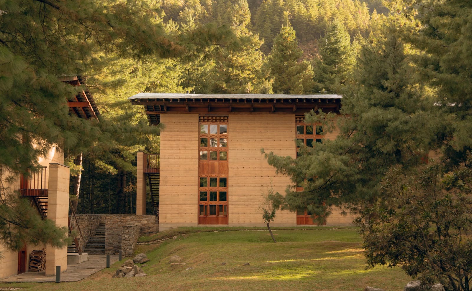 Amankora Paro on the old fortress ruins, Bhutan