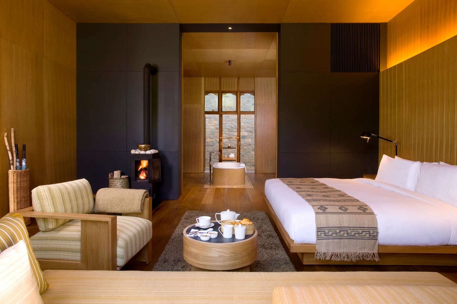 A Luxury Suite at Amankora Bumthang, Bhutan