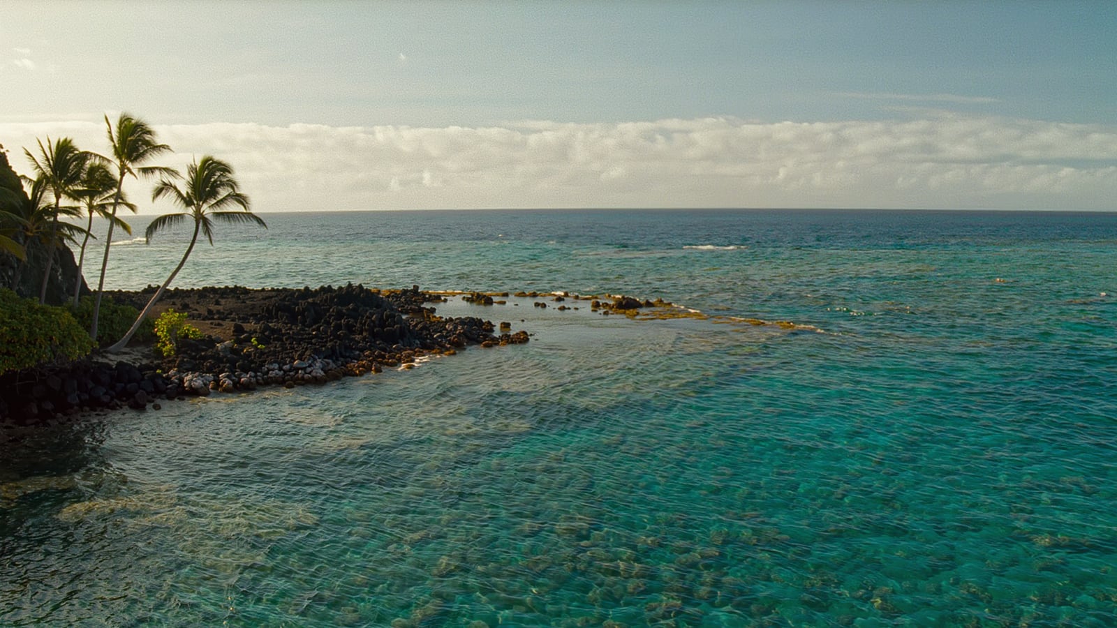 The turquoise Kona coast