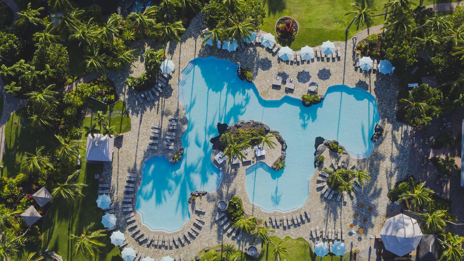 The pool at the Fairmont Orchid