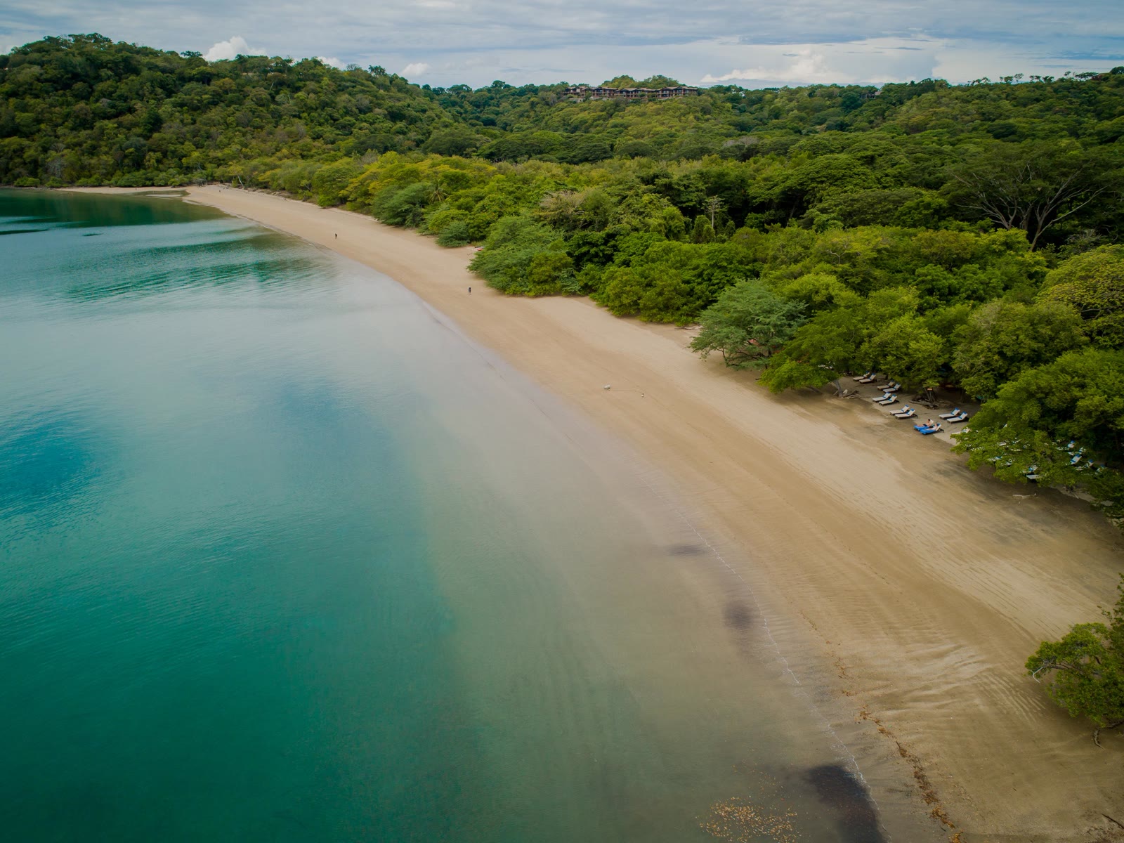 The beach and coastline at Andaz Peninsula Papagayo