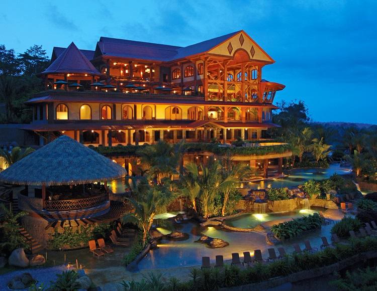 The Springs Resort & Spa at night