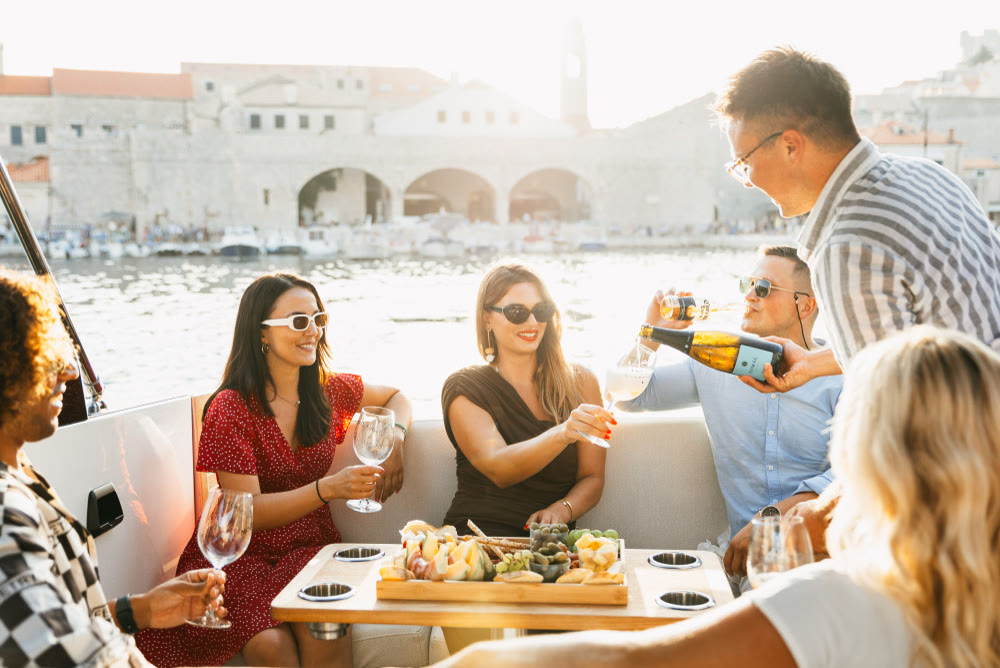 A VIP speedboat cruise from Dubrovnik