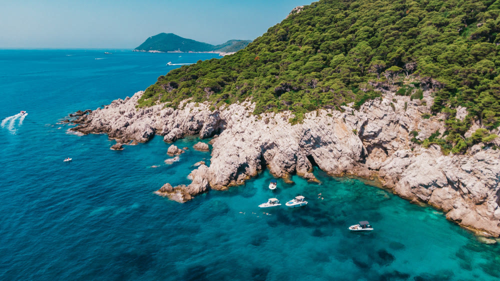 The Elaphiti Islands and the Blue Cave