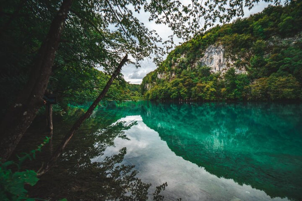 The turquoise lakes of Plitvice