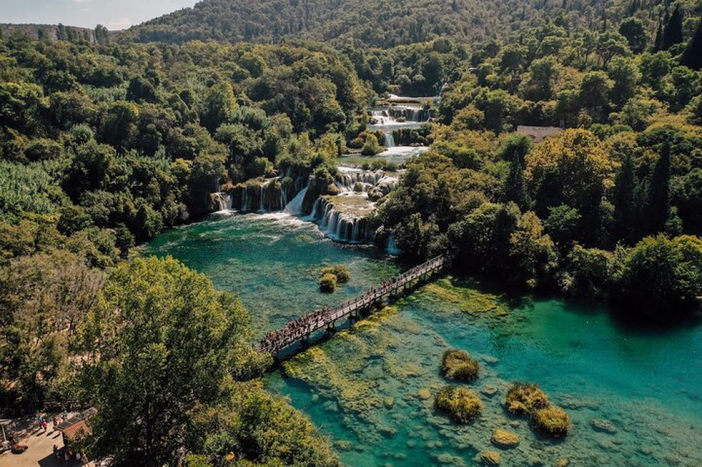 Krka waterfalls and a Dalmatian wine tasting