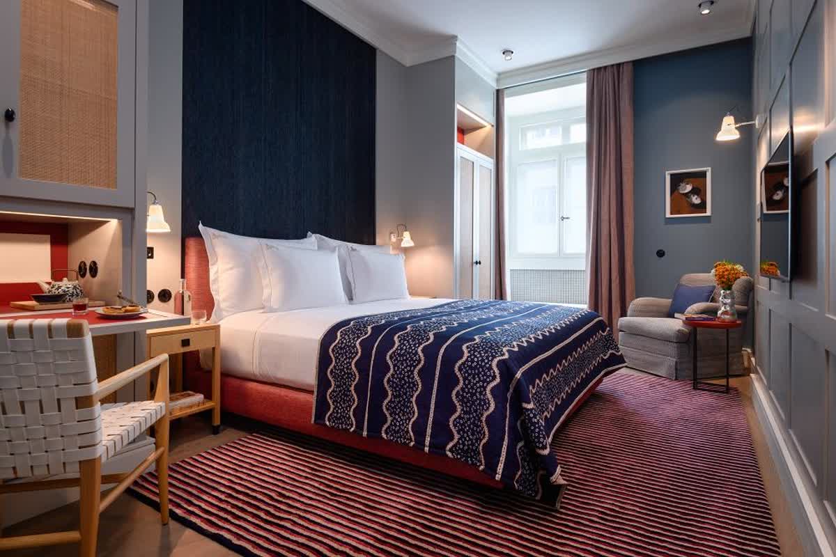 A room at the Bairro Alto Hotel, Chiado, Lisbon