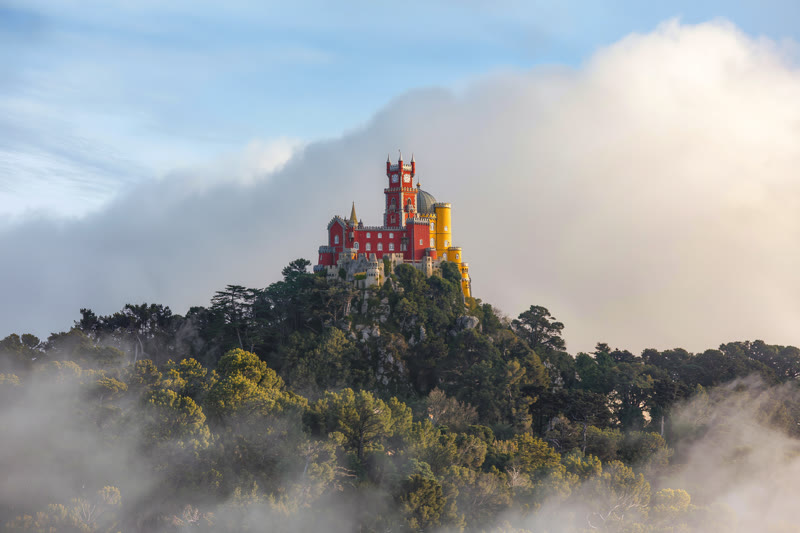 The palaces of Sintra on a private day trip from Lisbon
