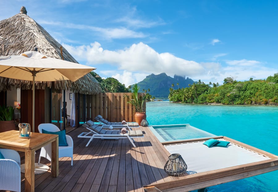 Conrad Bora Bora Nui overwater pool villa