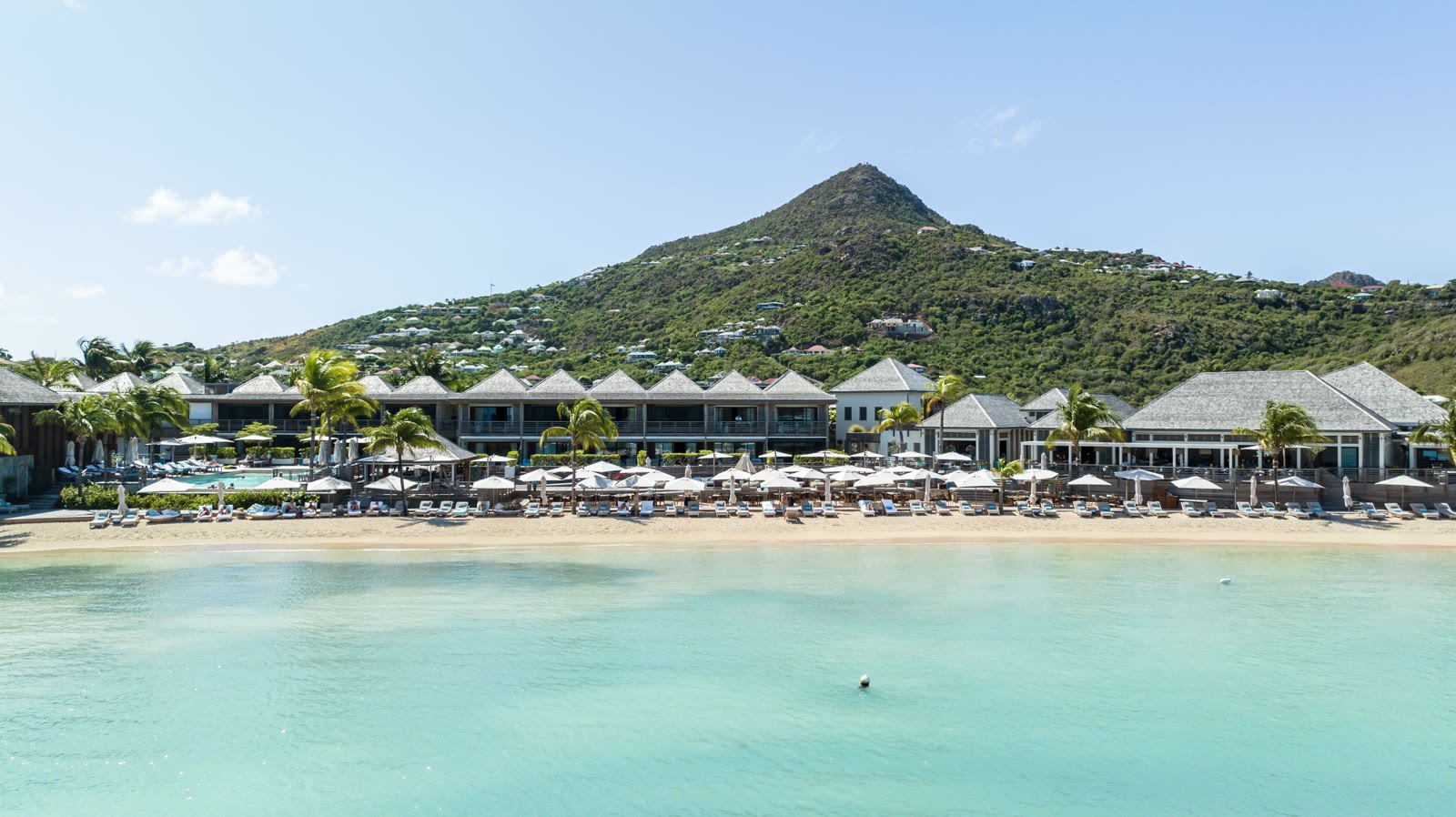The beach at Le Barthelemy on Grand Cul-de-Sac, St. Barths
