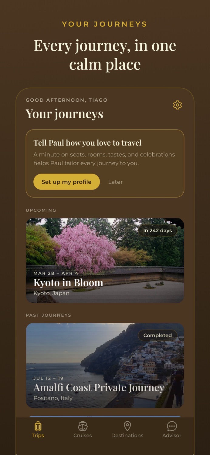 The Elevida app, your journeys