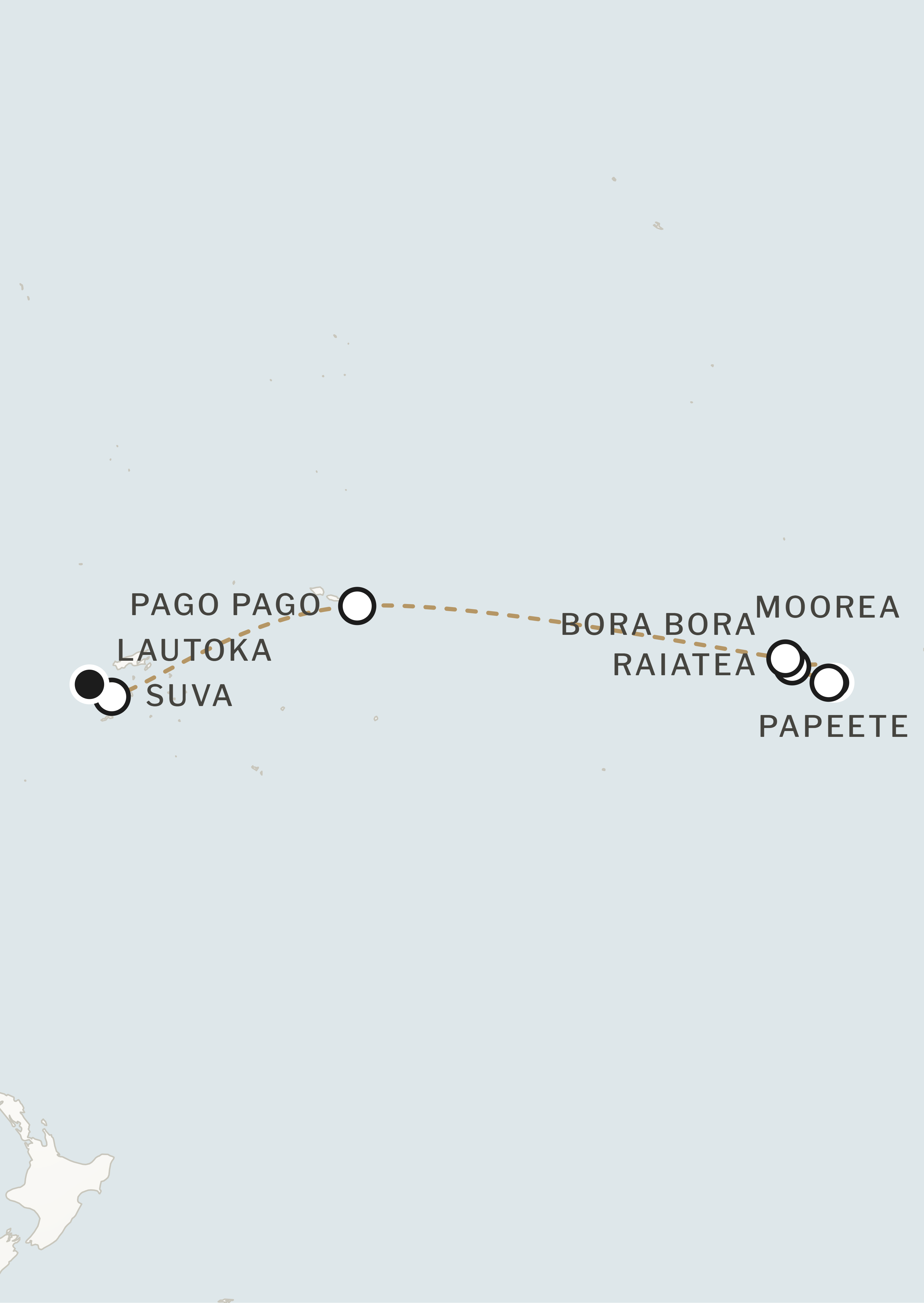 Route map for this itinerary
