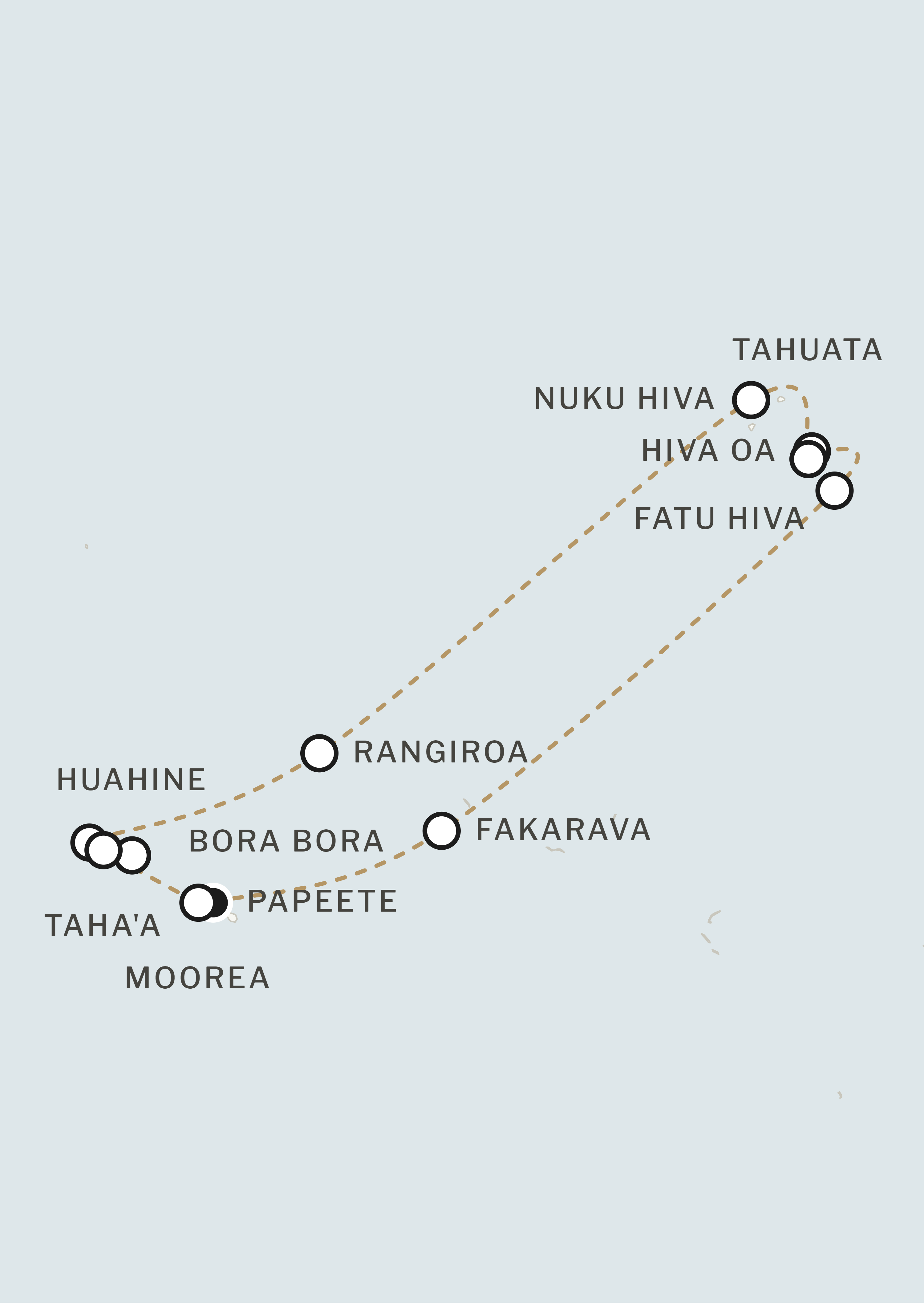 Route map for this itinerary