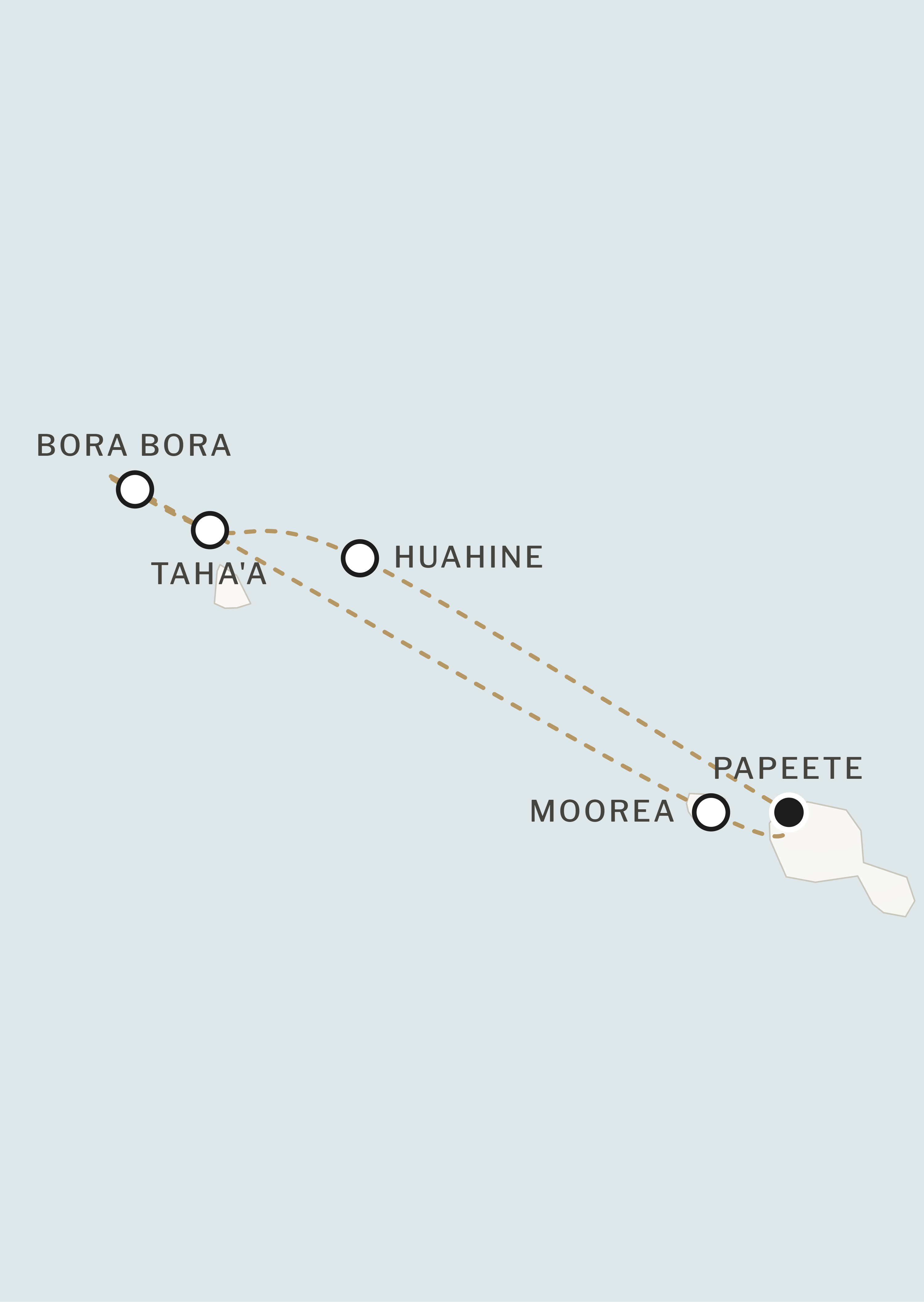 Route map for this itinerary