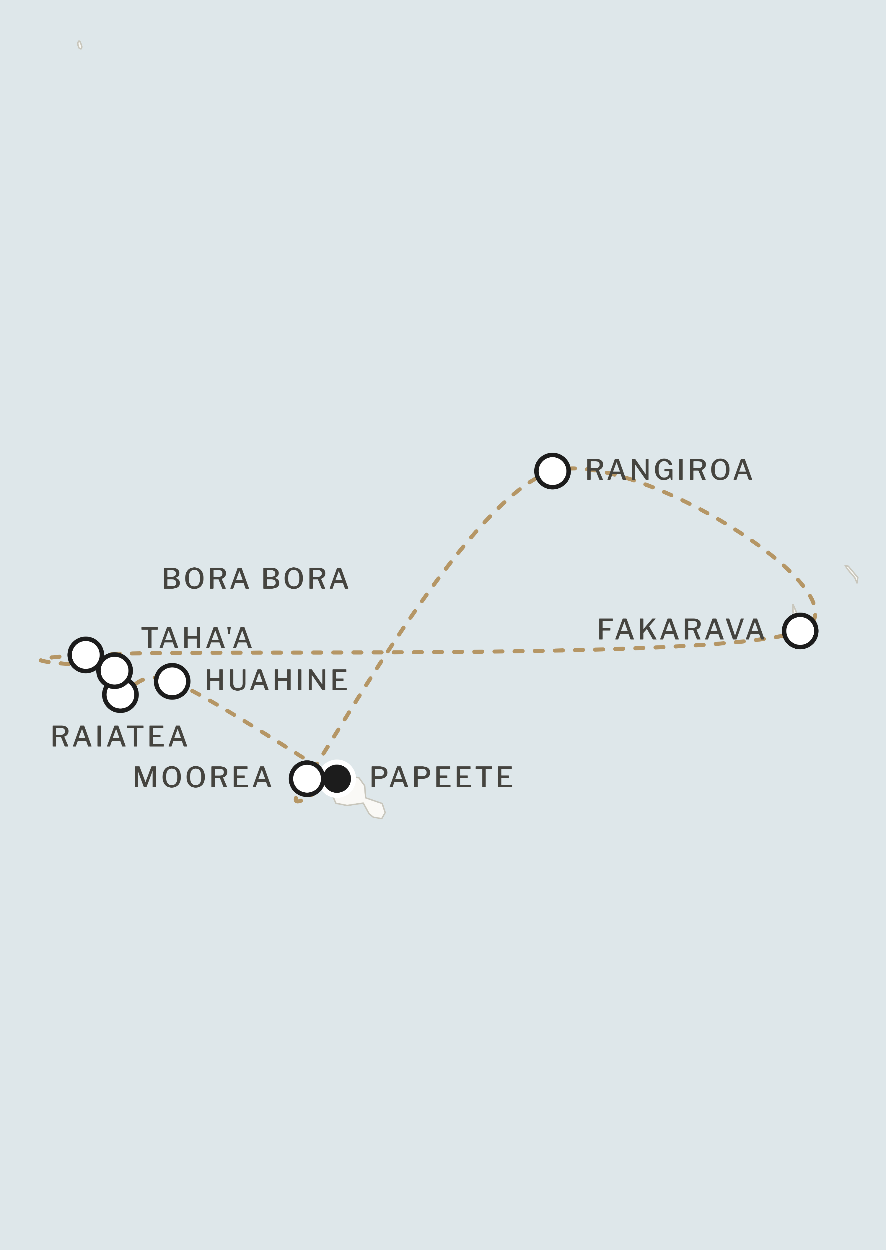 Route map for this itinerary