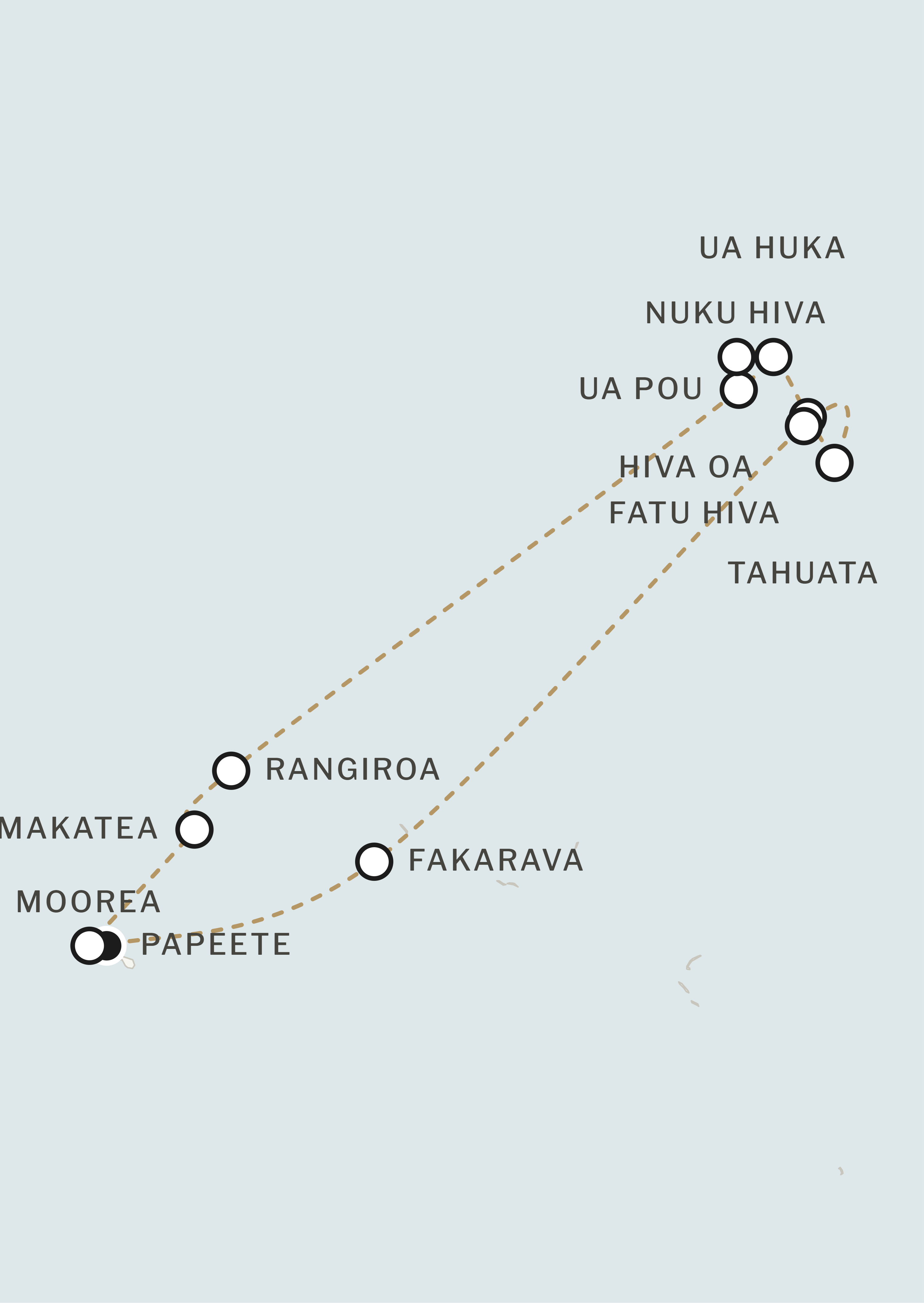 Route map for this itinerary