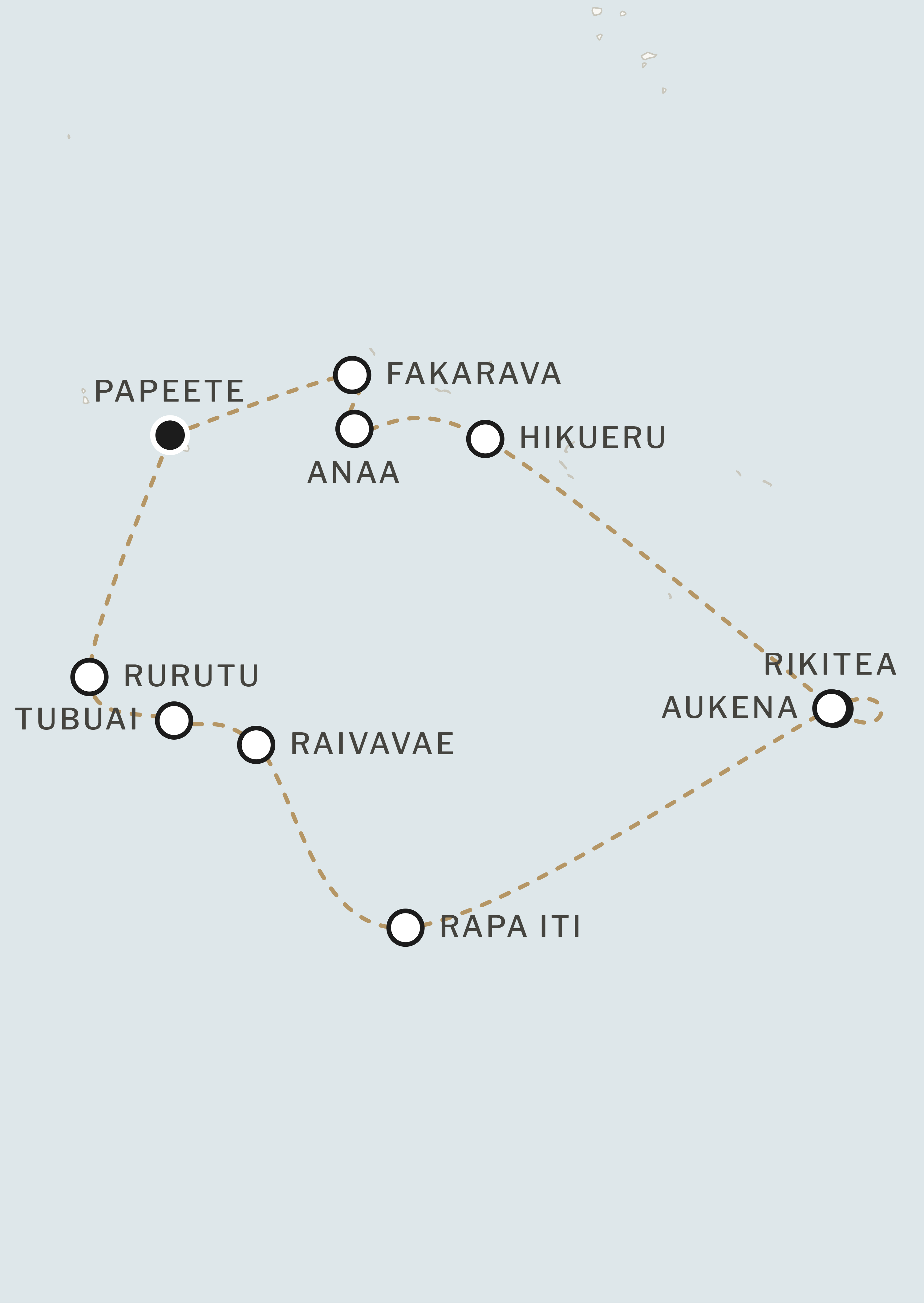Route map for this itinerary