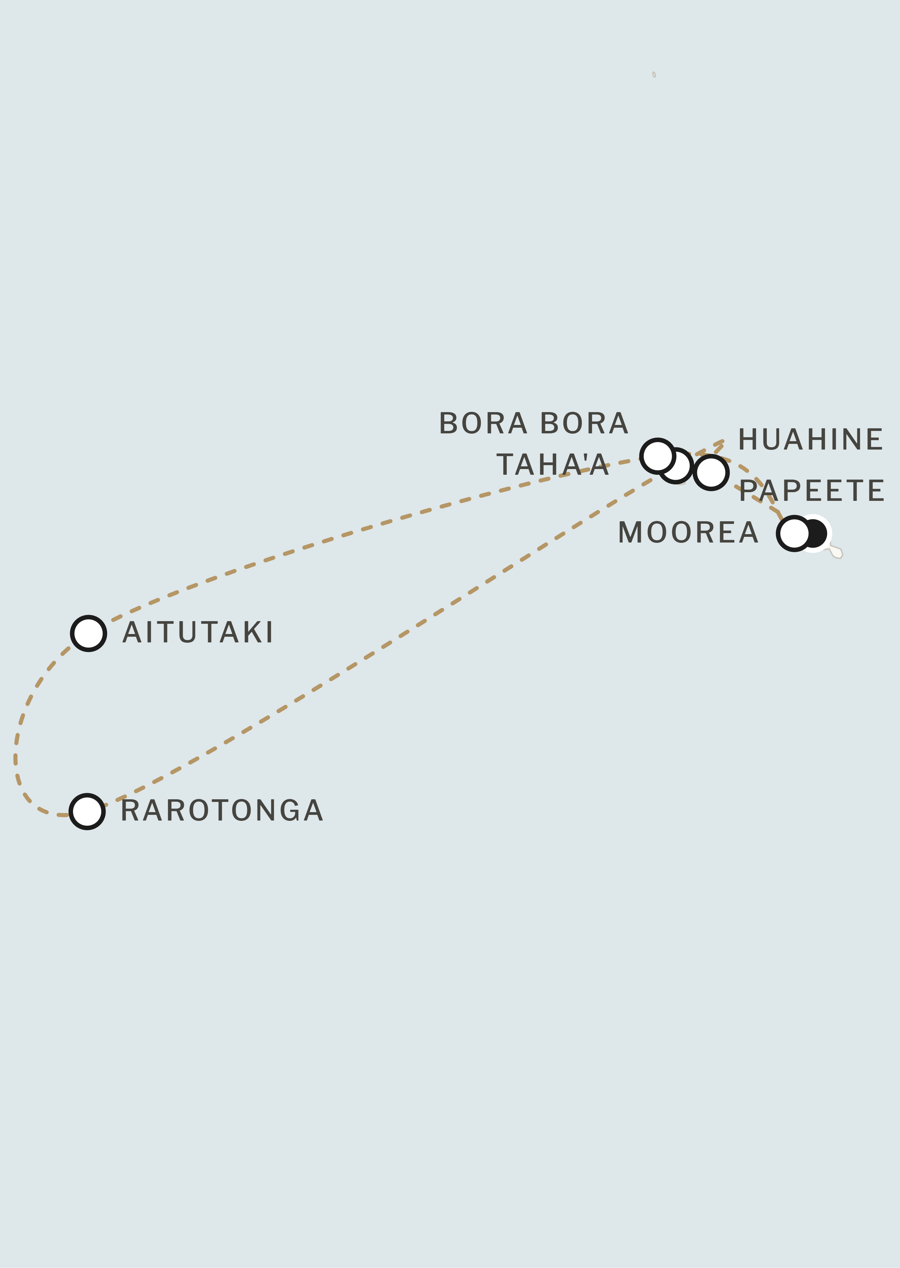 Route map for this itinerary