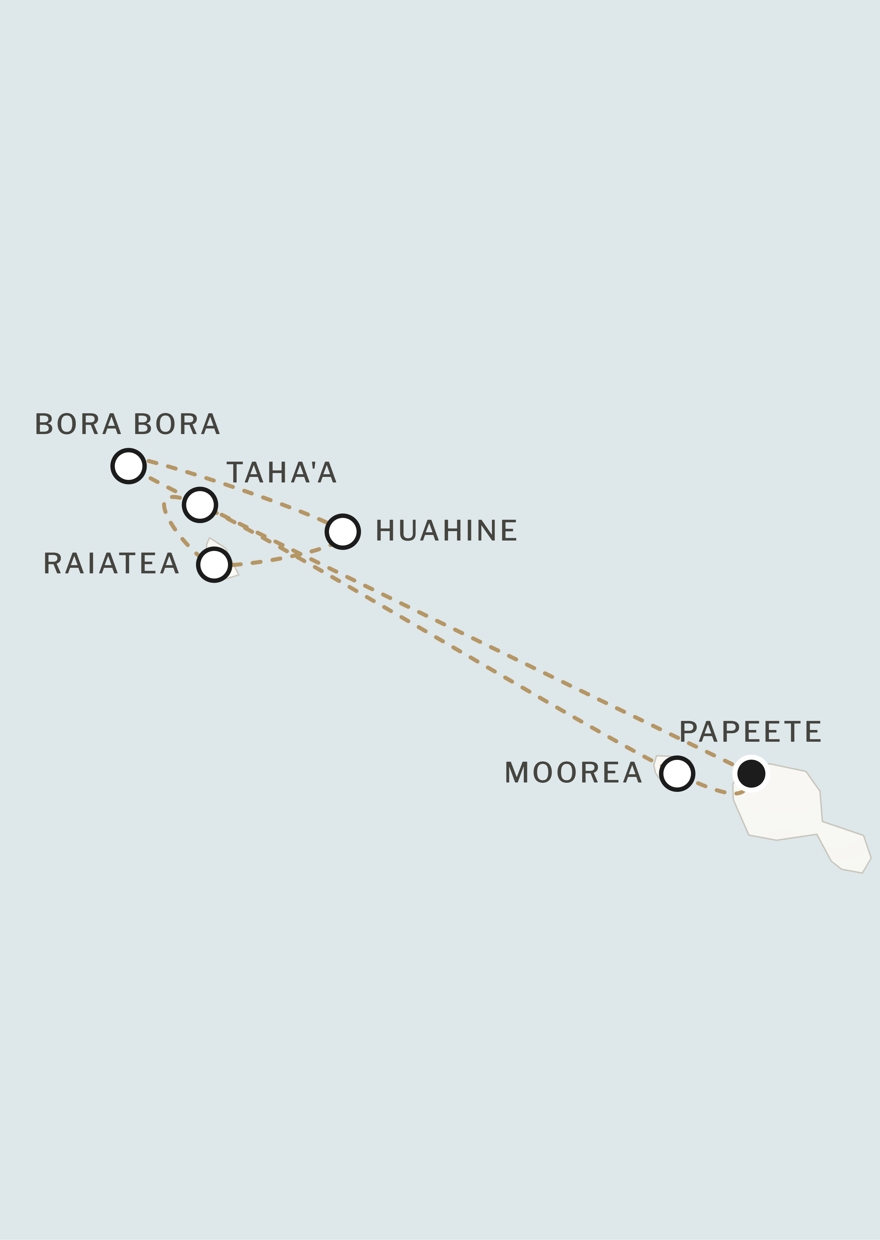 Route map for this itinerary