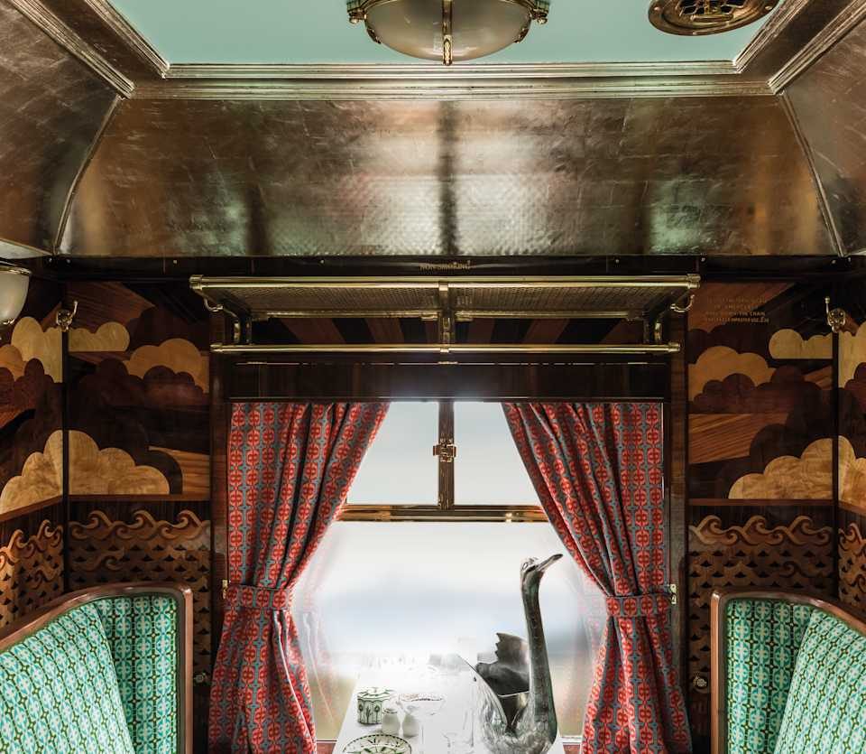 British Pullman art deco interior