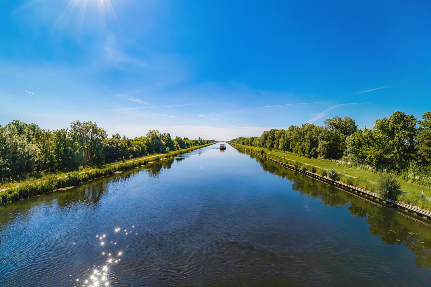 Exit Kiel Canal Brunsbuttel