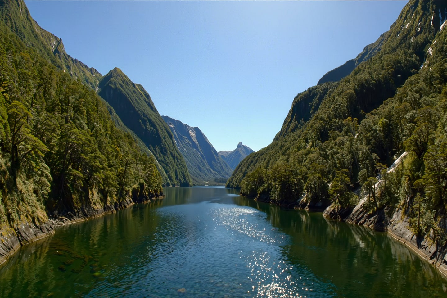 Sailing in the Pulluche Canal