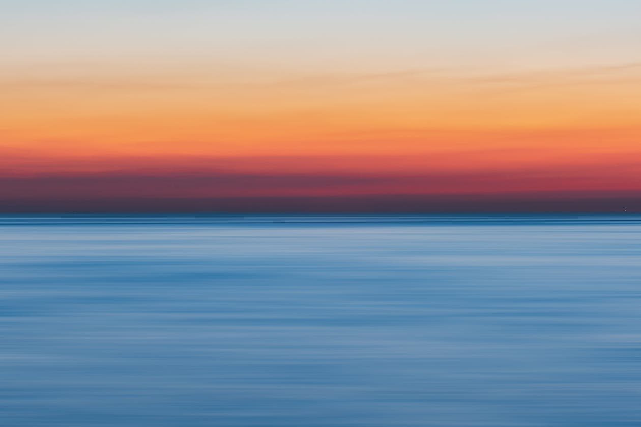 Desert landscape at golden hour