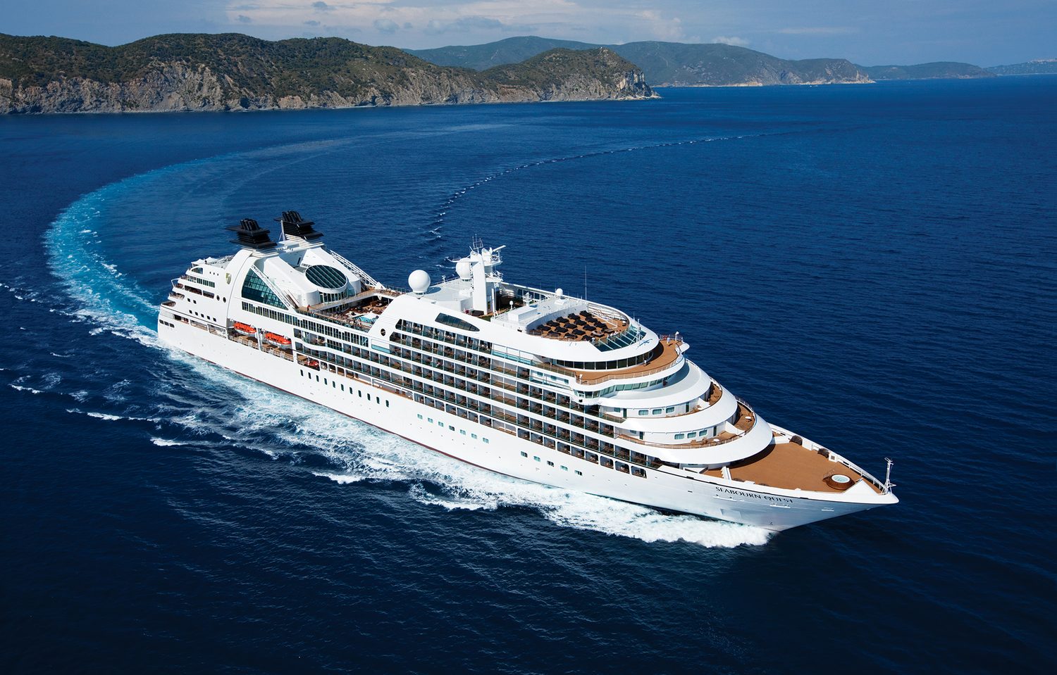 Seabourn Quest aerial