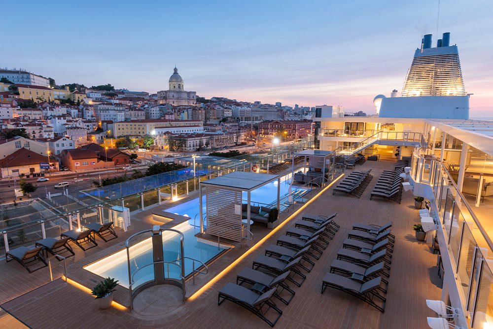 Silversea Silver Ray in Lisbon port