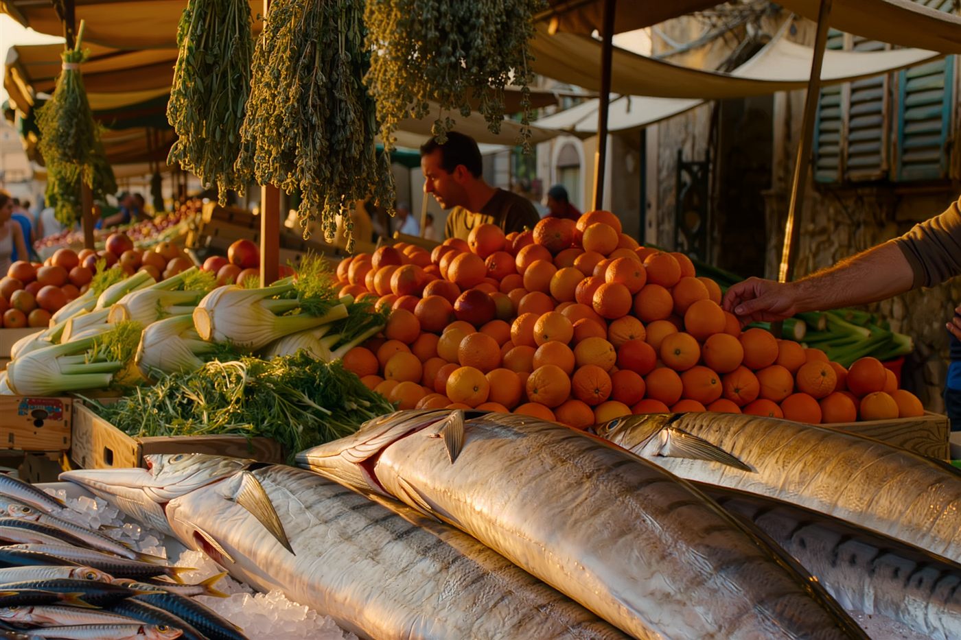 A Palermo street market