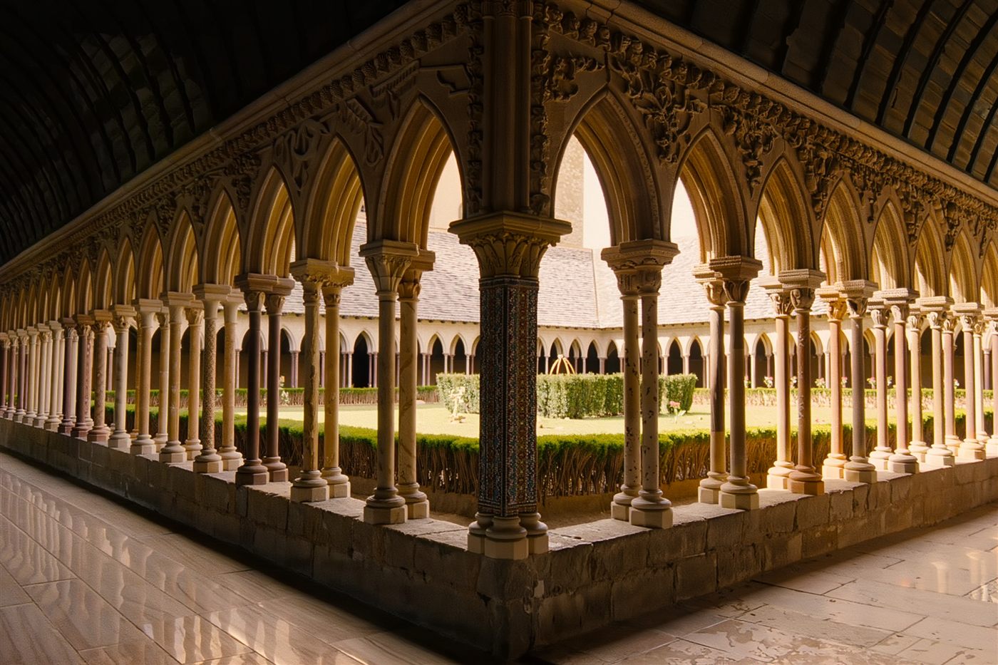 The cloister at Monreale