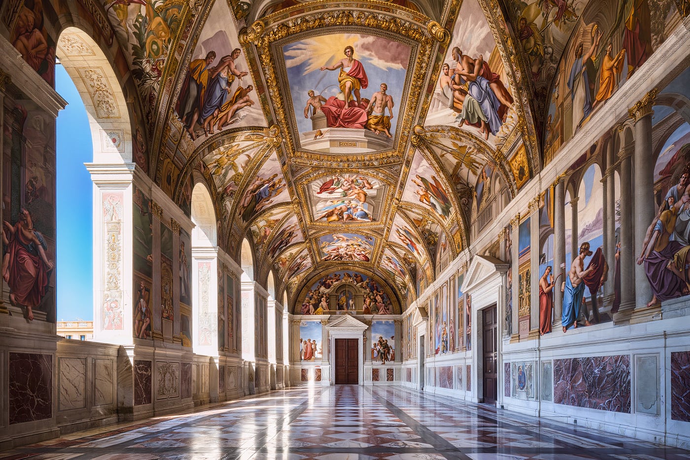 The Sistine Chapel ceiling