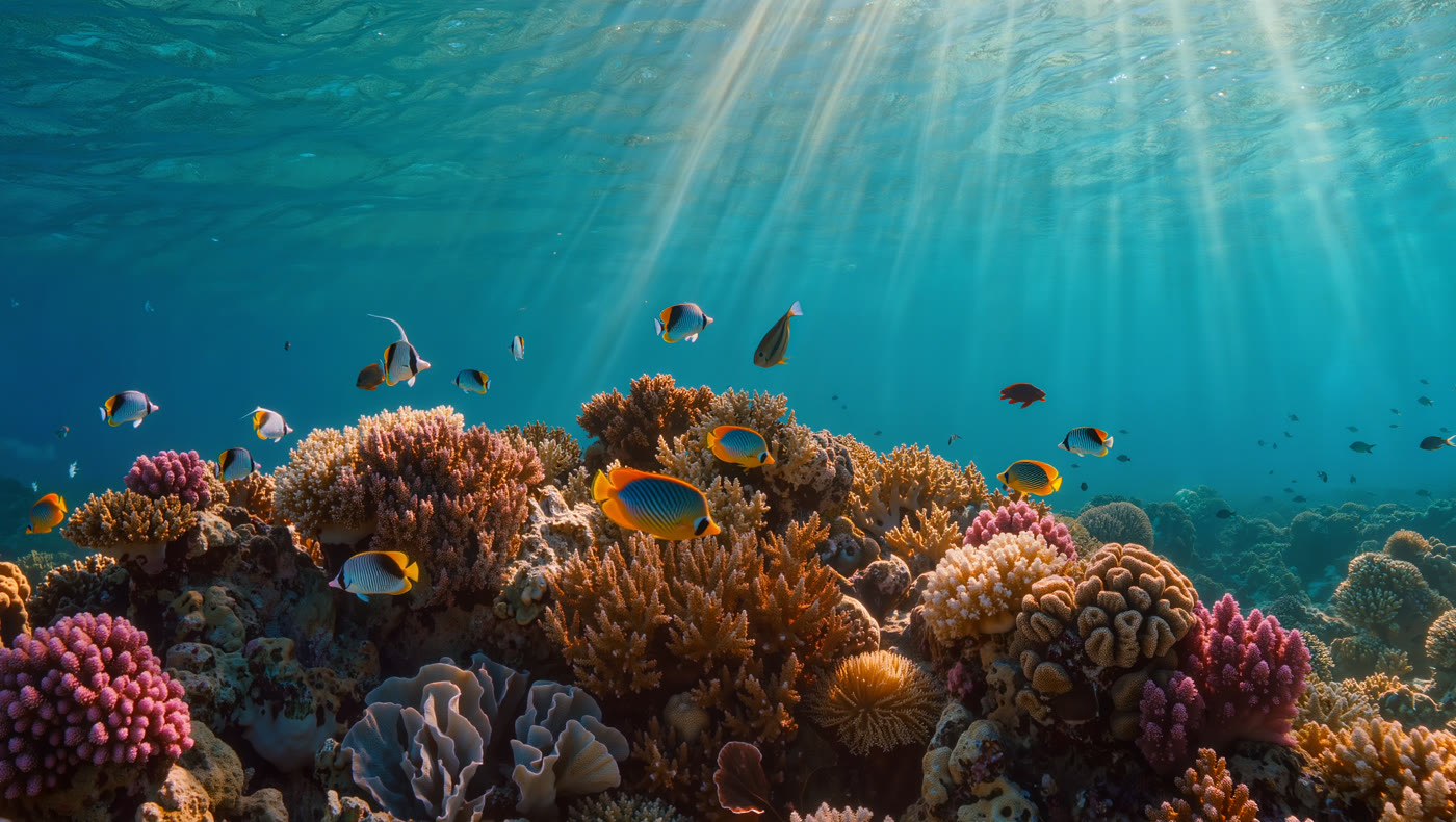 Snorkeling the coral reef off Key West