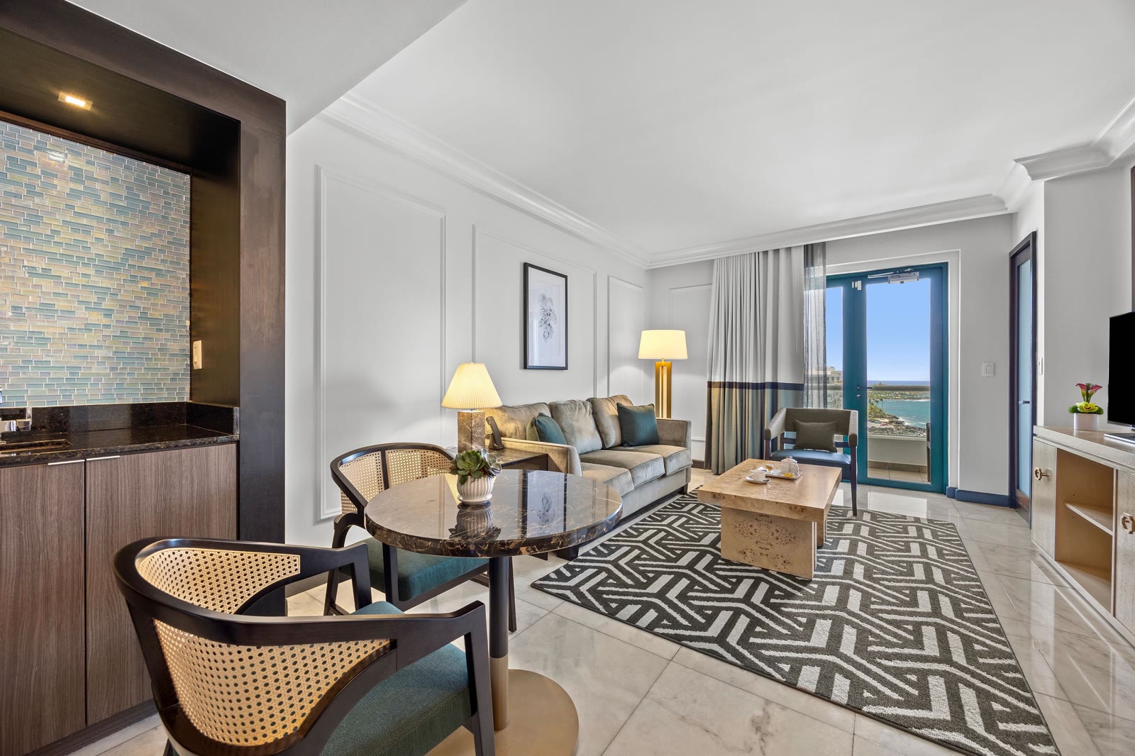 Biltmore Ocean-View Suite living area