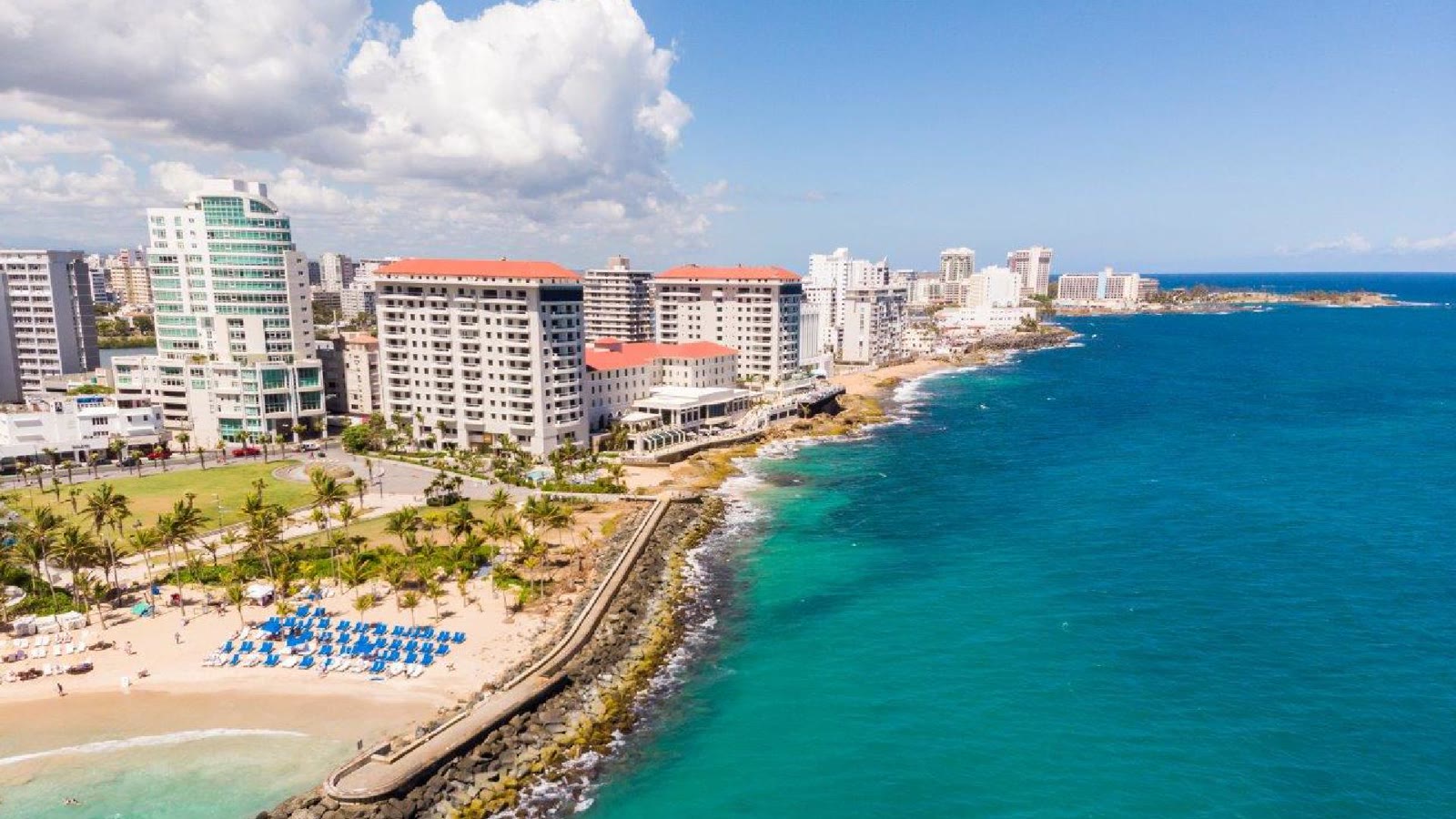 The Condado Vanderbilt on the Atlantic coast, San Juan