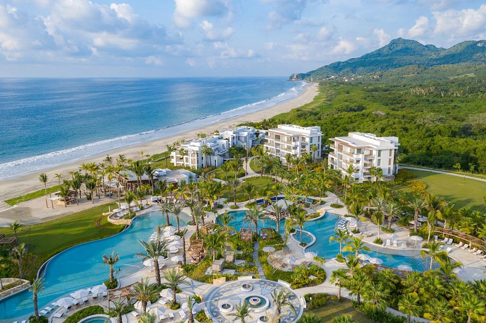 Aerial view of Conrad Punta de Mita on the Riviera Nayarit