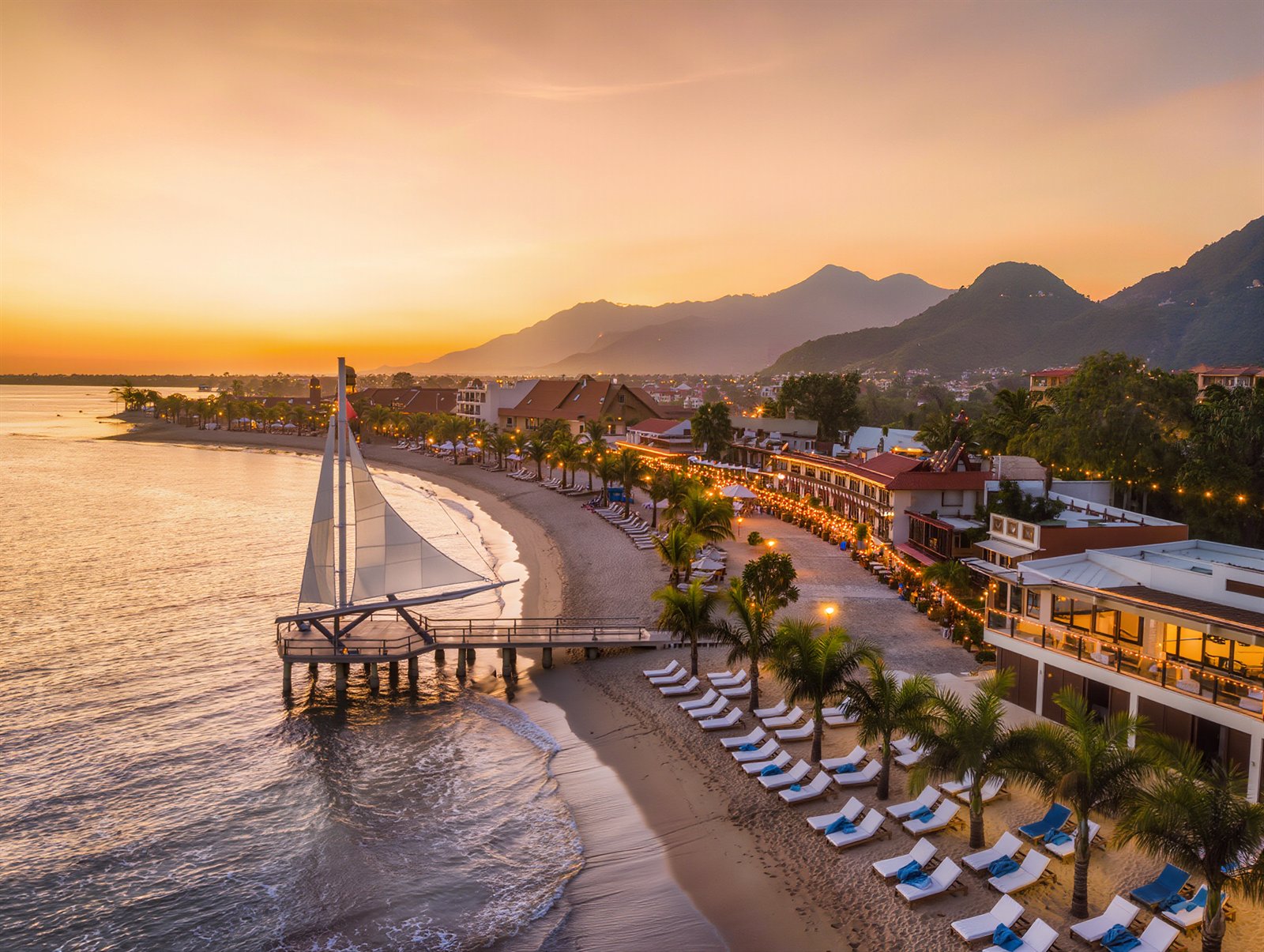 Los Muertos Beach in Zona Romantica, Puerto Vallarta