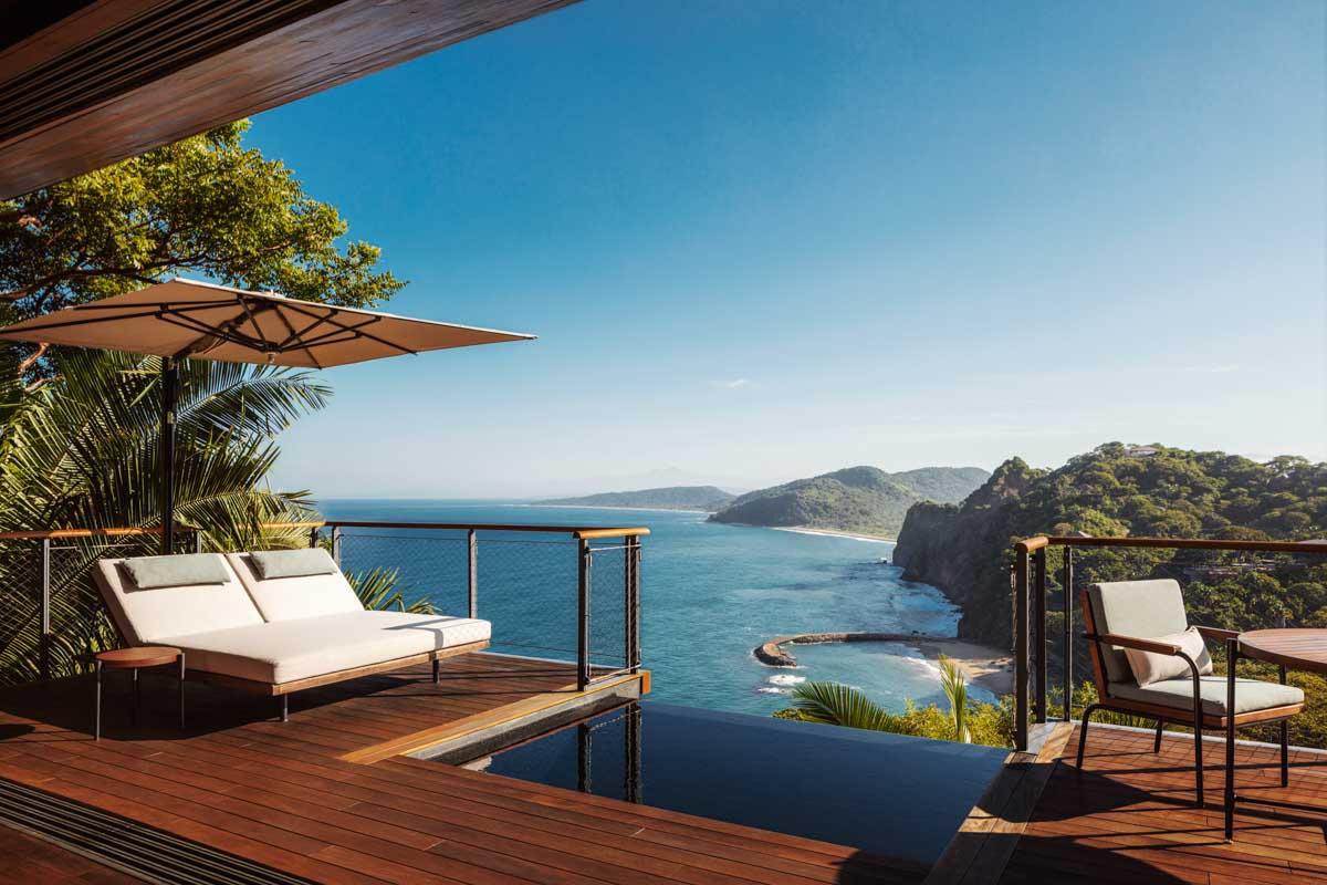 The Panoramic Ocean Treehouse deck at One&Only Mandarina