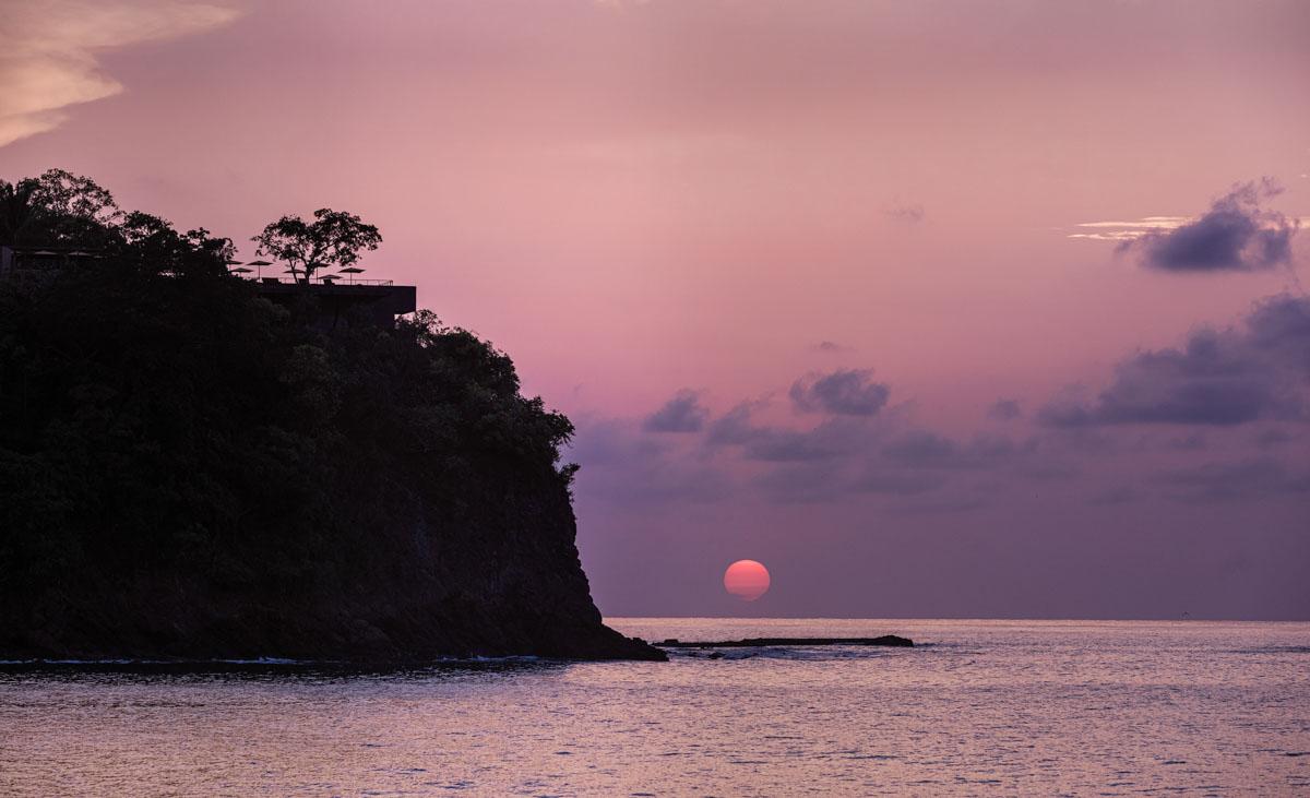 The Jetty Beach Club at sunset, One&Only Mandarina