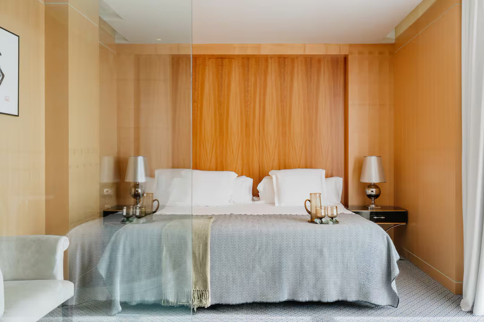 The Sea View Suite bedroom at MiM Sitges