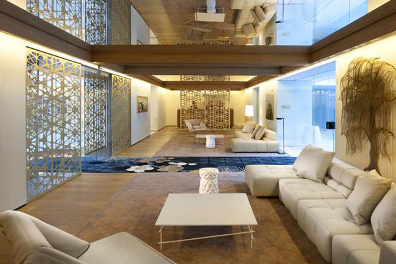 The lobby at the Mandarin Oriental, Barcelona