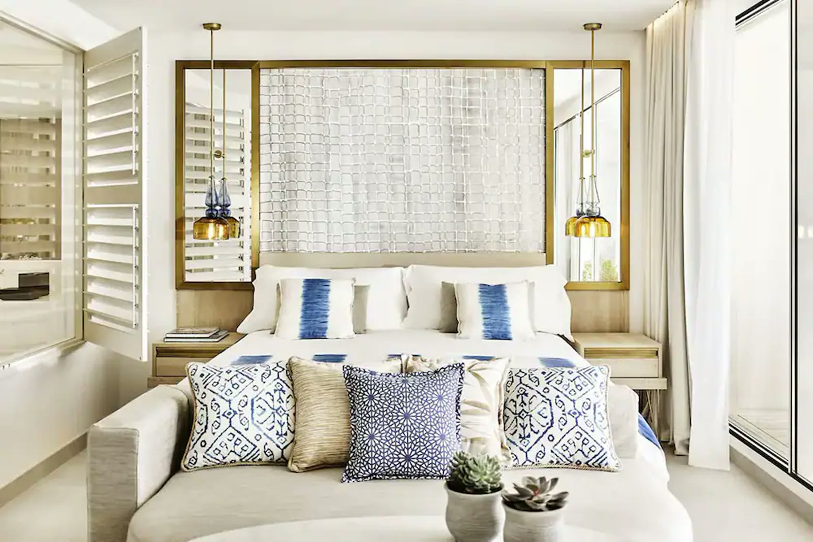 A Deluxe Room at Nobu Hotel Ibiza Bay