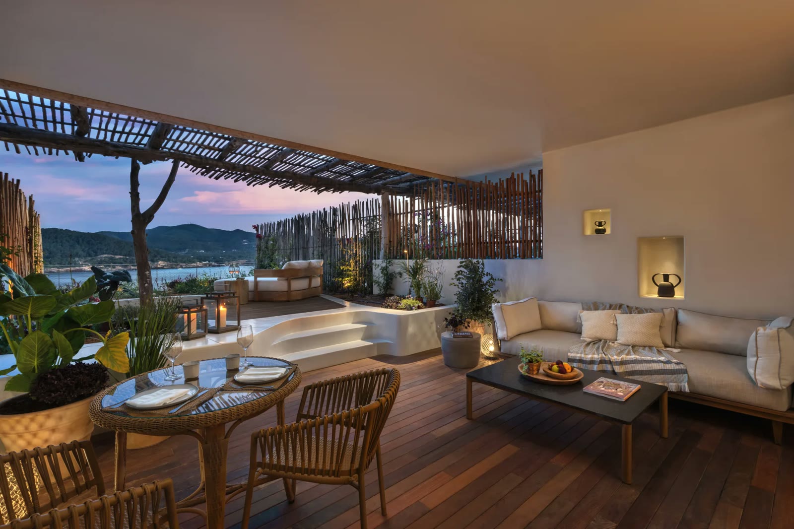 A suite interior at Six Senses Ibiza