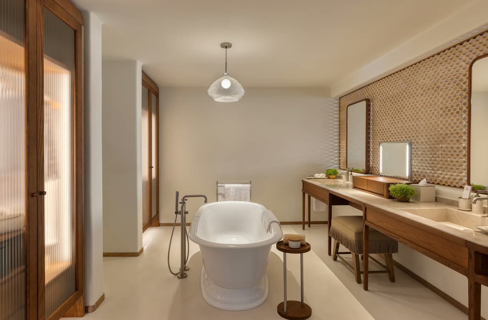 A suite with sea views at Six Senses Ibiza