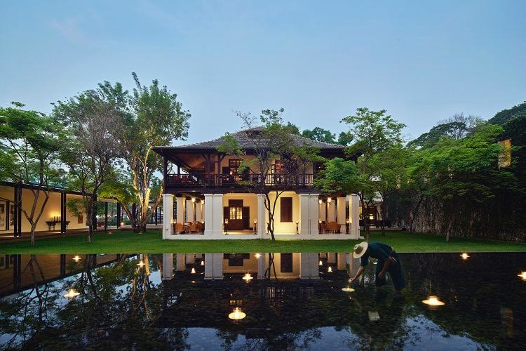 The colonial house at Anantara Chiang Mai