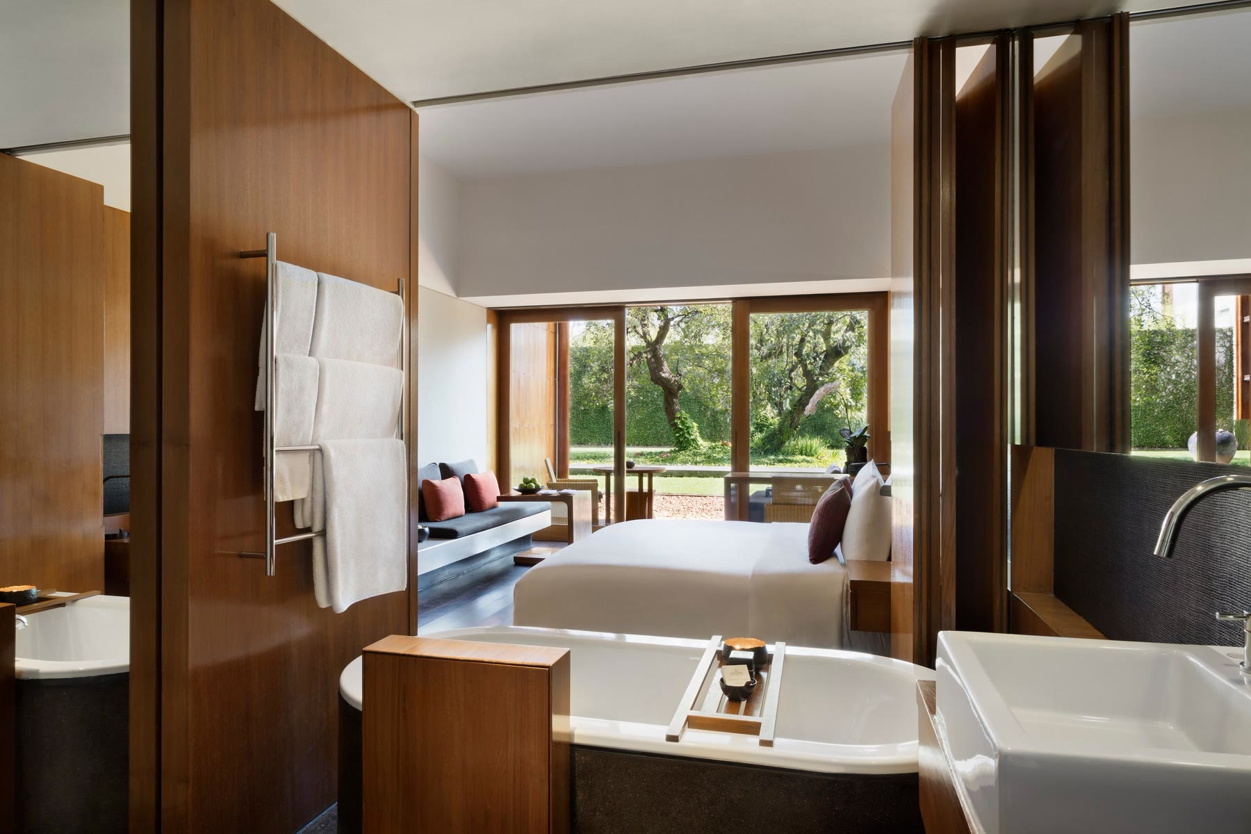A Deluxe Garden View room, Anantara Chiang Mai