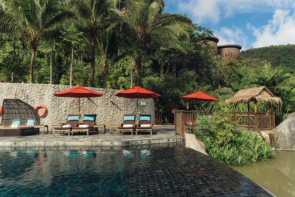 A villa pool at Keemala, Phuket