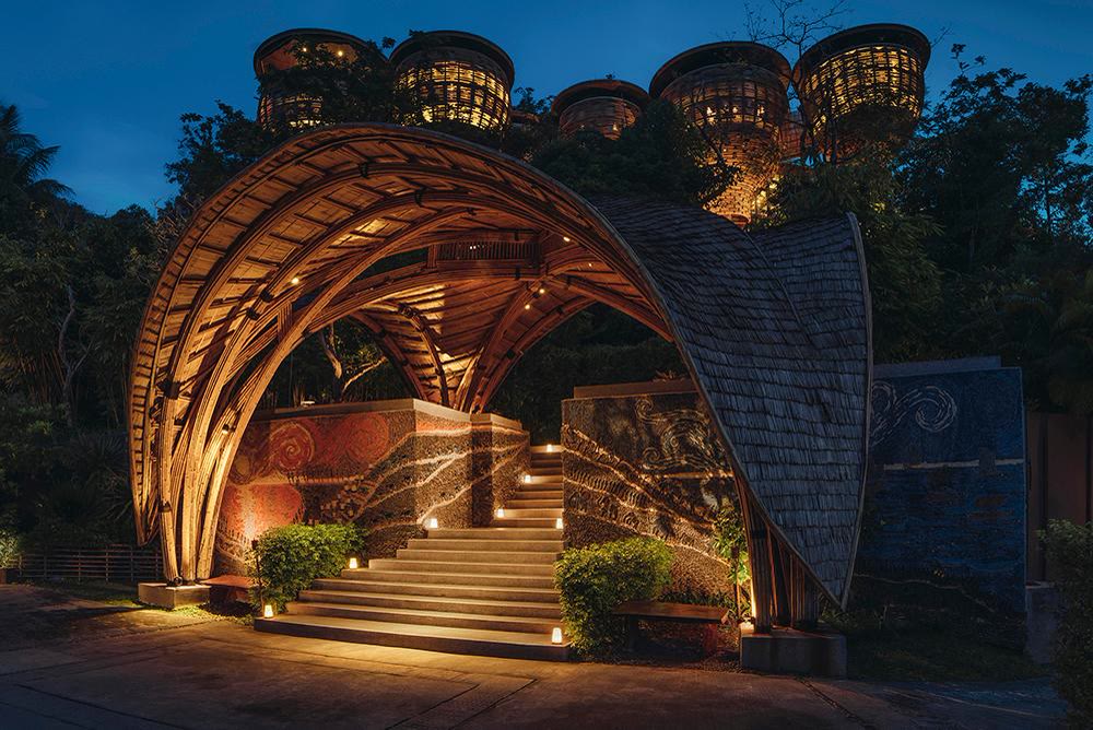 The welcome pavilion at Keemala, Phuket