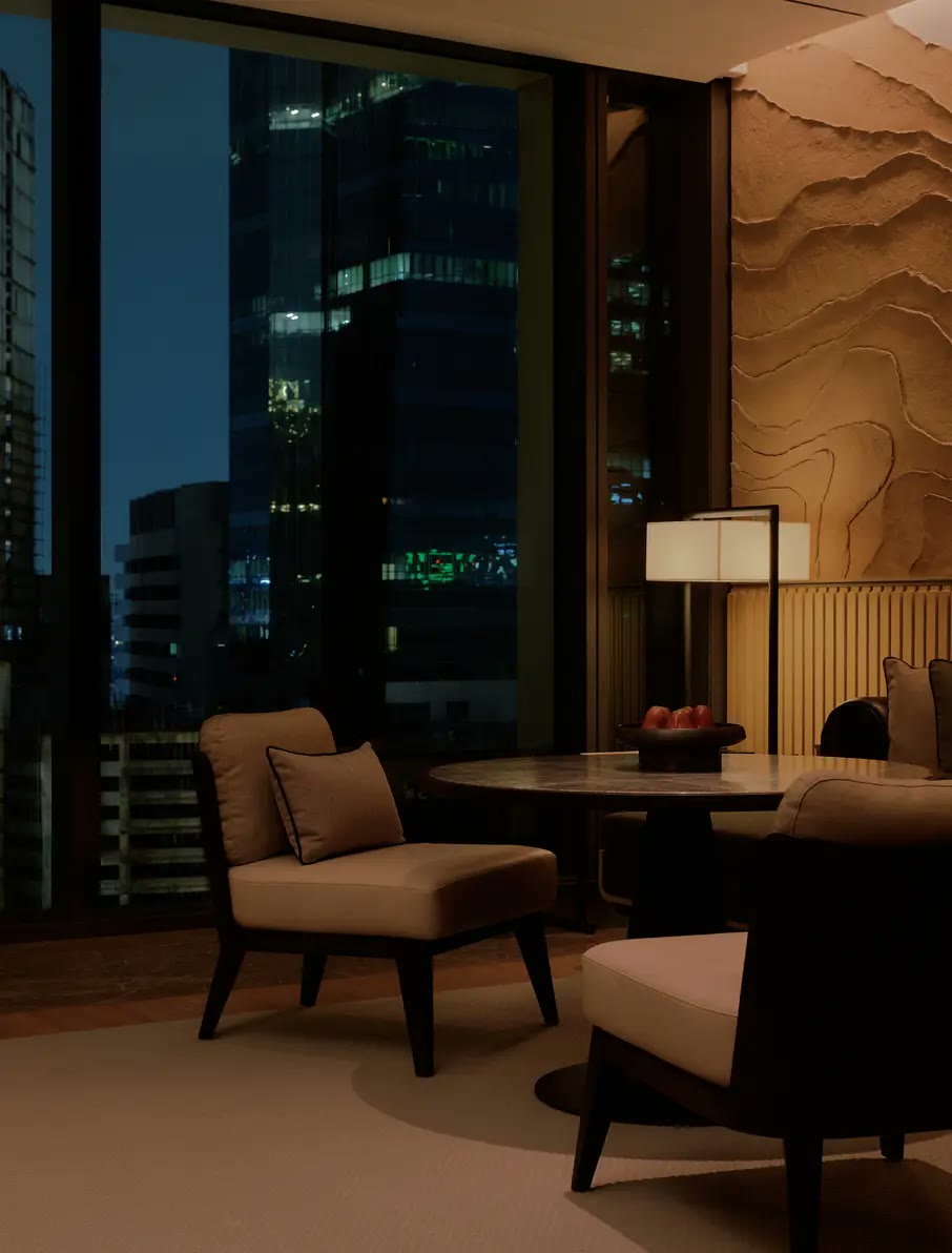 A suite at Aman Nai Lert Bangkok